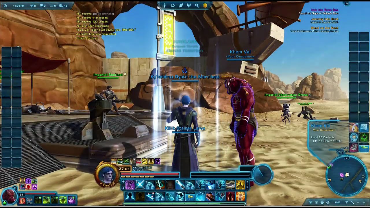 Star Wars The Old Republic- inquisitor Tatooine 2