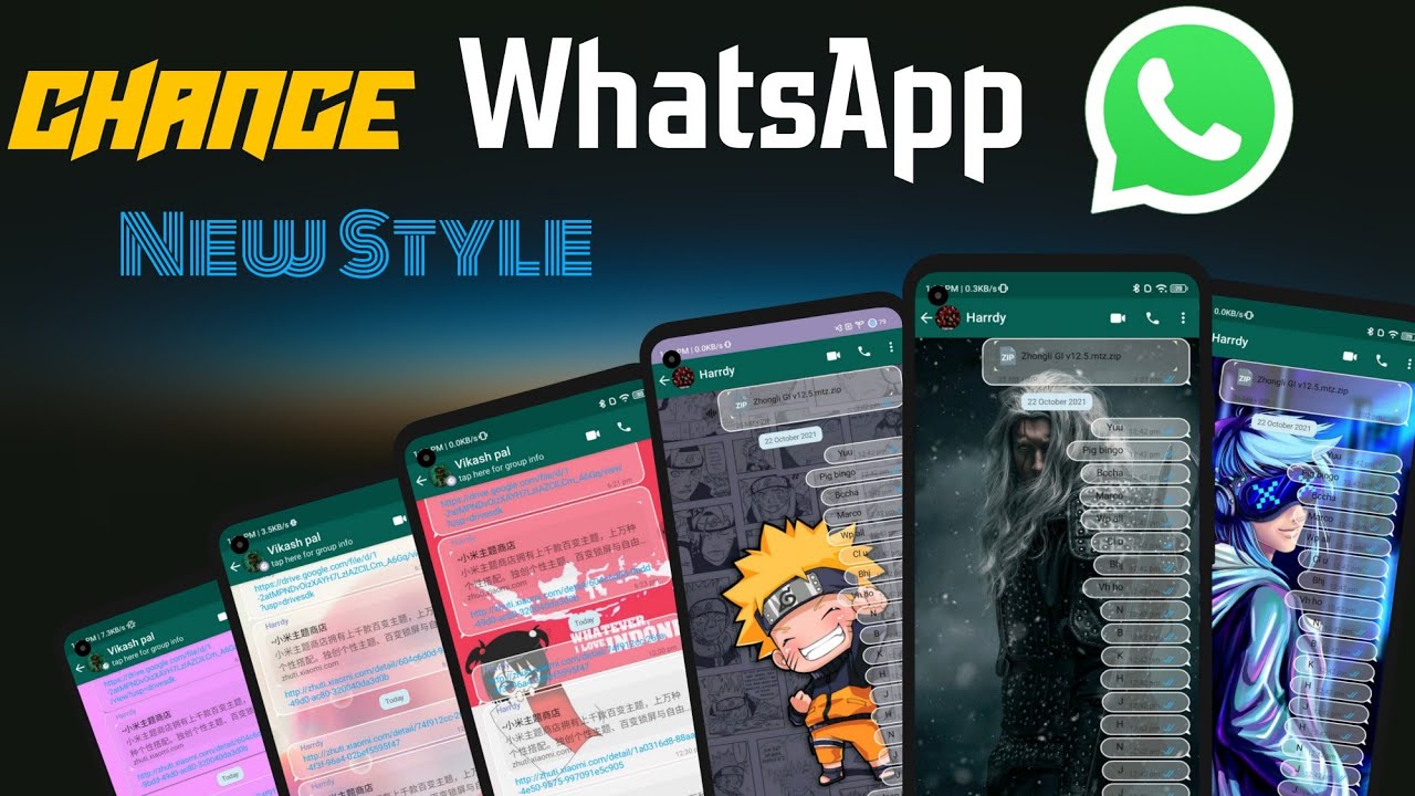 MIUI 12 Change WhatsApp Ui & Modules | MIUI 12.5 Theme | Change In 7 Style WhatsApp Modules | 2021