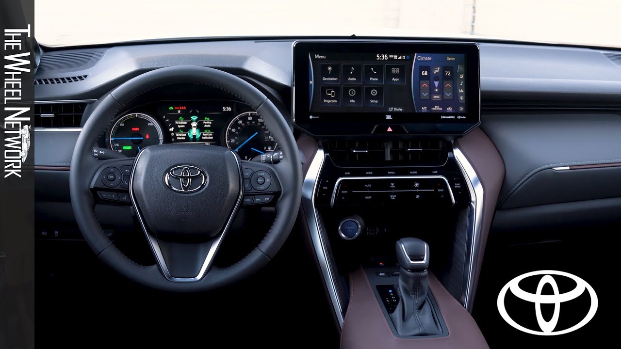 2021 Toyota Venza Interior &ndash; LE | XLE | Limited (US Spec Toyota Harrier)
