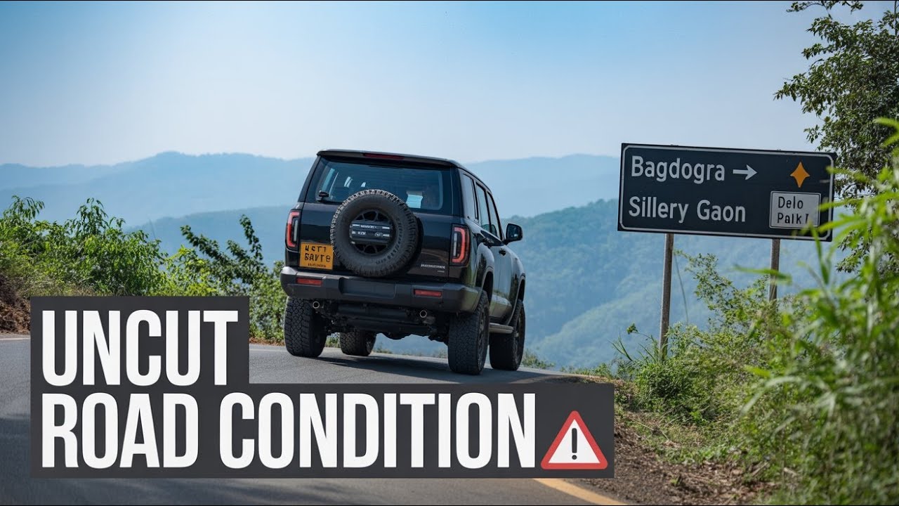 Bagdogra to Sillery Gaon ROAD Condition | UNCUT Drive Video (Via Delo Park, Kalimpong)