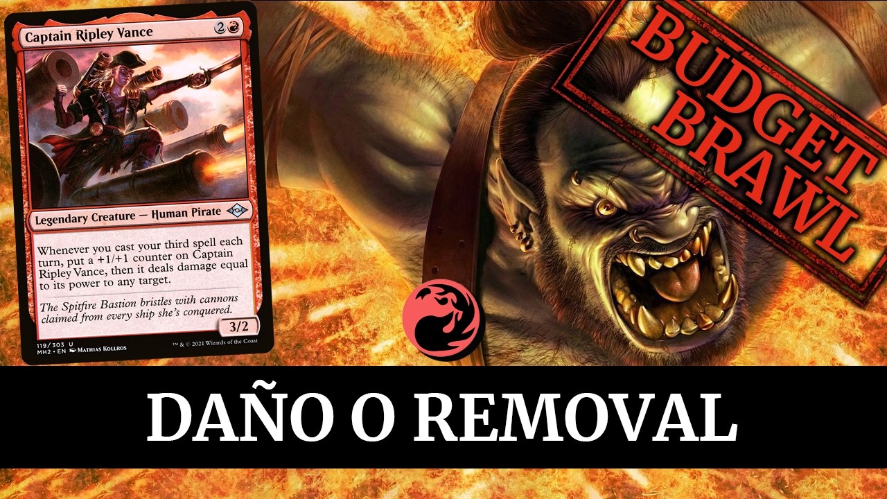 Budget Brawl: El Burn más barato - Capitana Ripley Vance | Brawl MTG Arena
