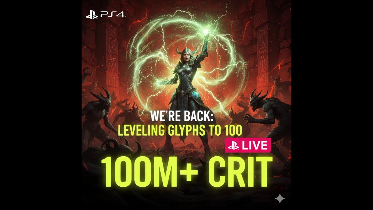 RebelX1923's best critical strike sorcerer build season 11 part 10 glyph grinding to 100