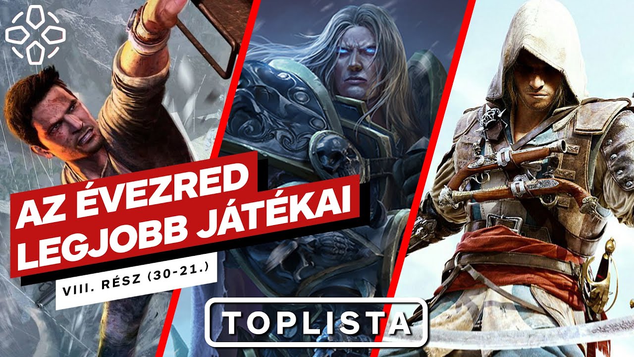 TOPLISTA: Az évezred legjobb játékai VIII. (30-21.)