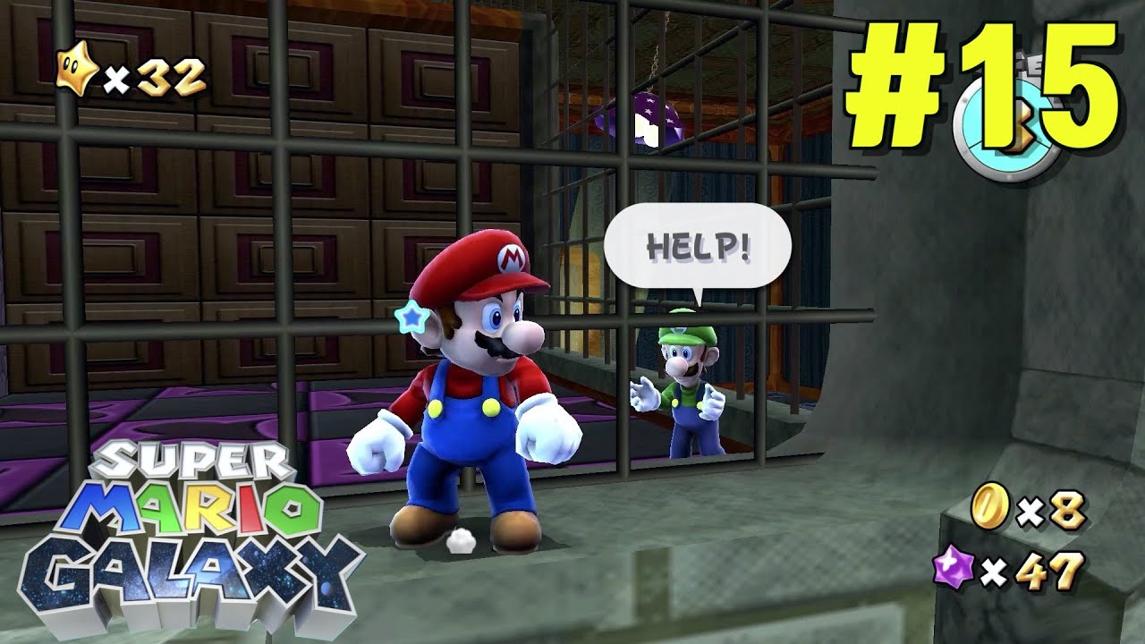 Super Mario 3D All*Stars: Super Mario Galaxy #15 Ghostly Galaxy: Luigi and the Haunted Mansion