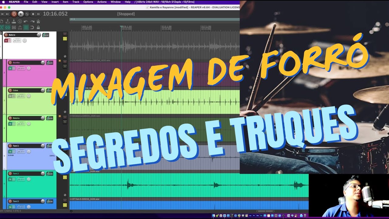 Segredos e Truques sobre Mixagem de Forró - REAPER