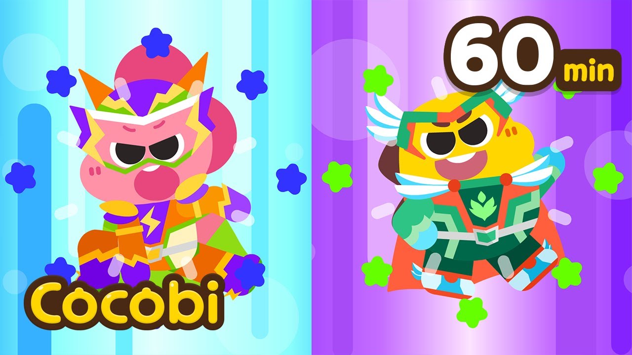 Let’s Go, Superheroes! Hero Songs for Kids | Compilation | Cocobi