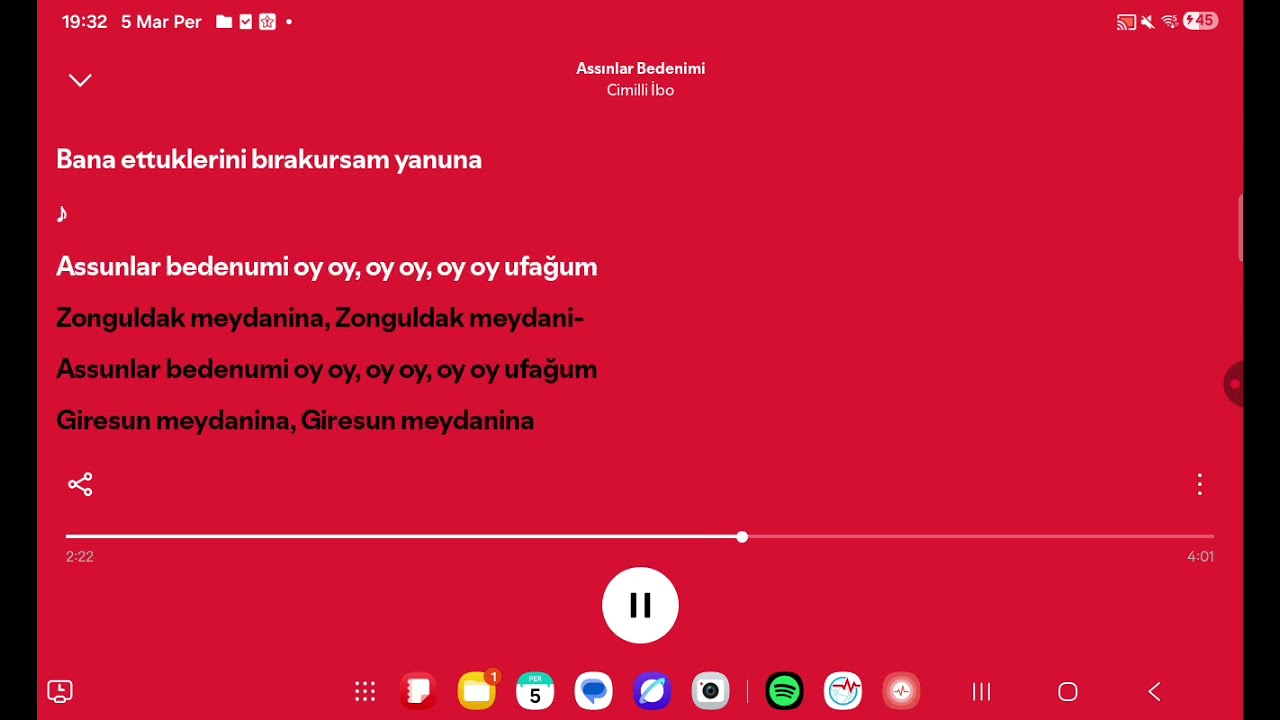 Assınlar bedenimi cimilli ibo