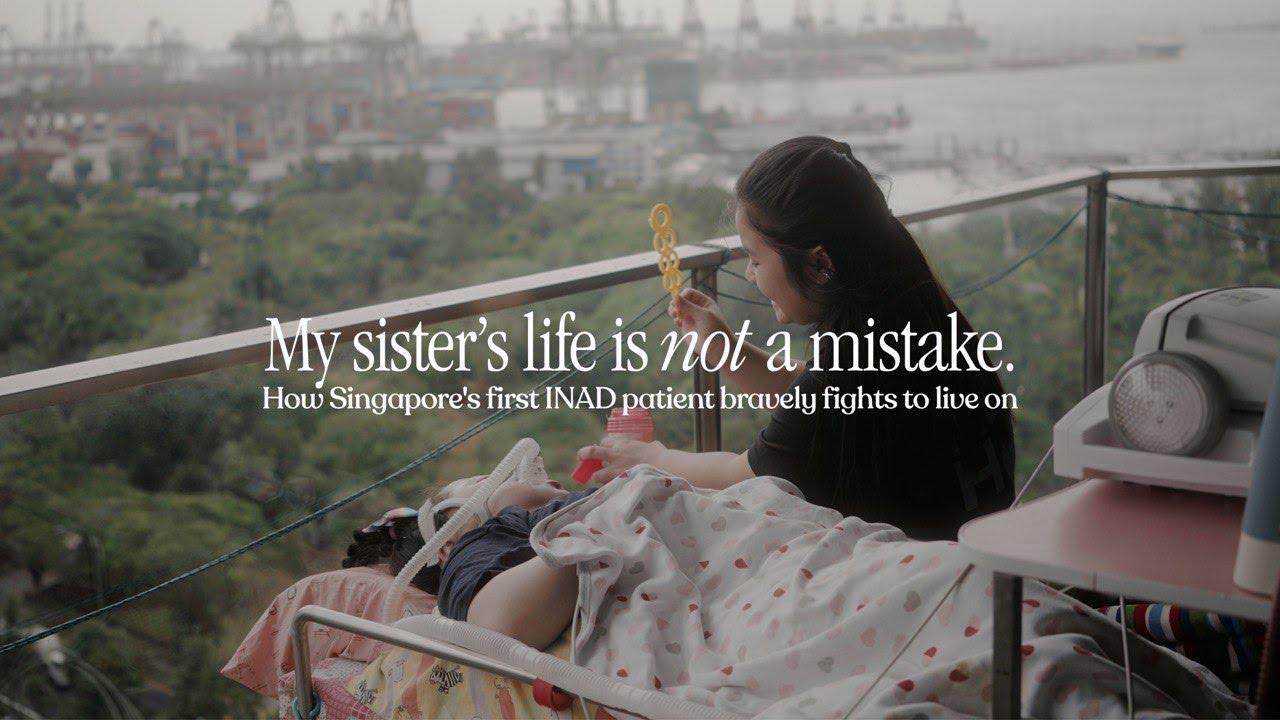 My sister’s life is not a mistake: How Singapore's first INAD patient bravely fights to live on