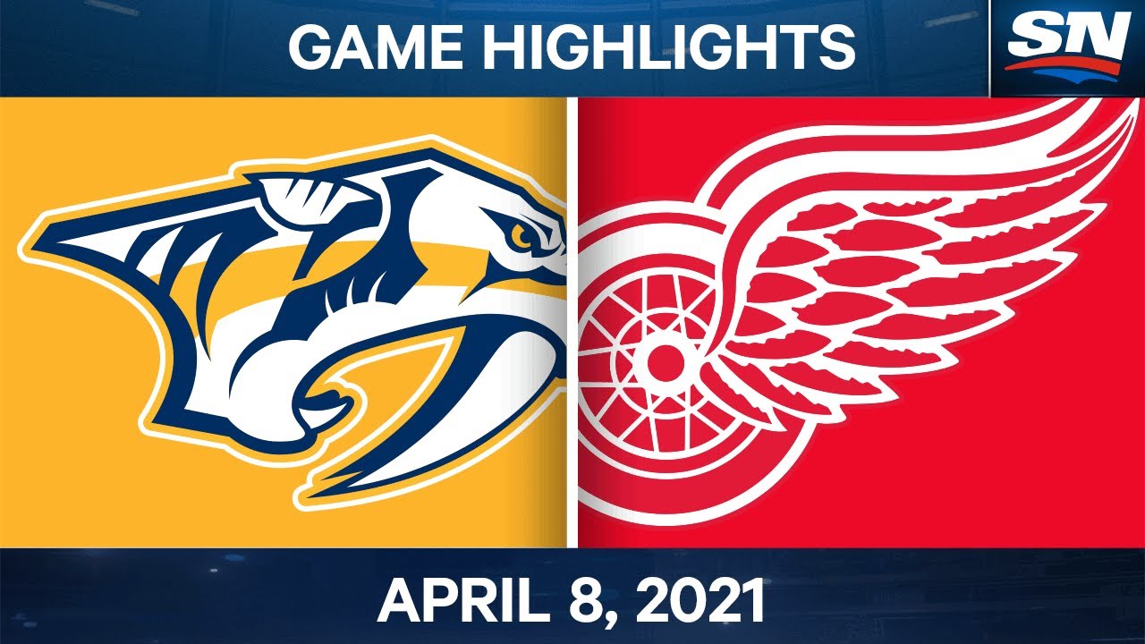 NHL Game Highlights | Predators vs. Red Wings &ndash; Apr. 08, 2021