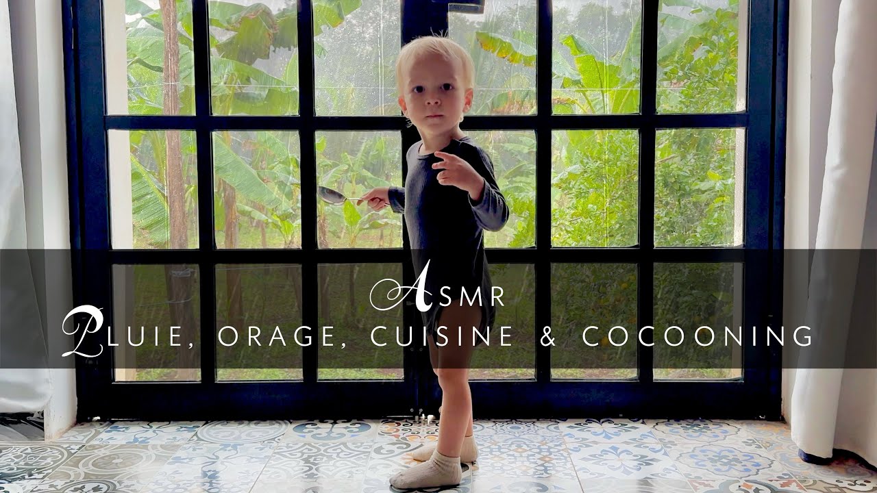 Orages et Pluie ASMR & Cuisine d'automne