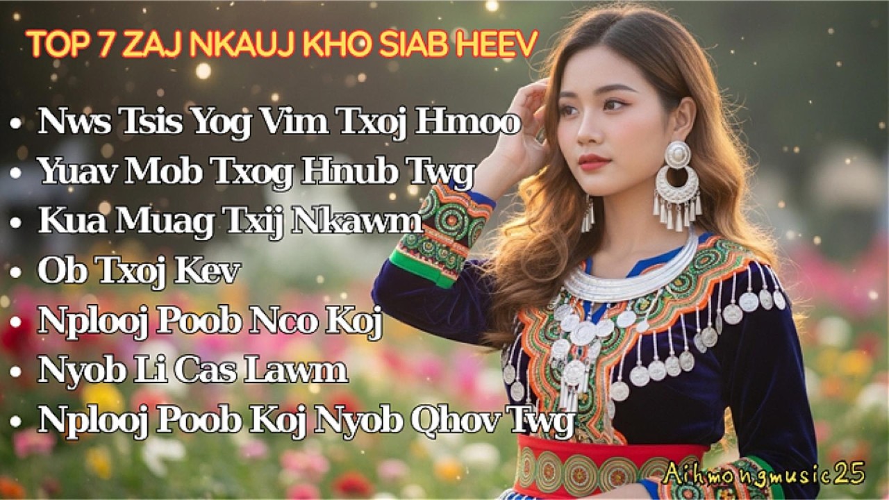 Top 7 Zaj Nkauj Hmoob Hu Tau Kho Siab Tshaj Plawg ! Nkauj Hmoob Hot TikTok ! Aihmongmusic25