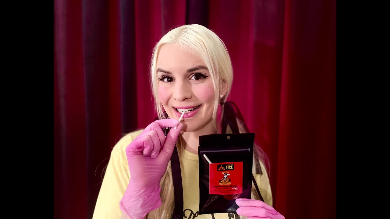 Lollipop Challenge FAIL! 16 MILLION SCOVILLE - Maddy's Holy Cowlick - League of Fire #droolwarning