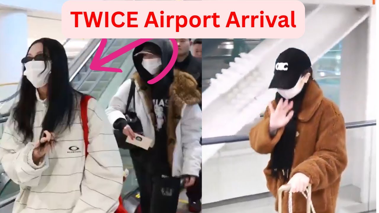 TWICE Airport Arrival today FEB 3