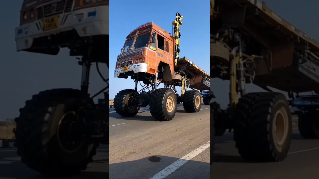 Trailer Truck Dancing #automobile #aiedits #aivfx #automotiveedit #aivideo #ai