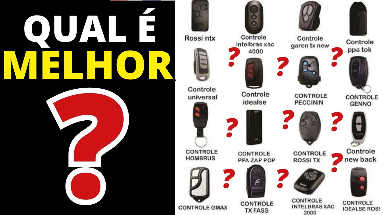 Qual controle devo comprar para meu port&atilde;o eletr&ocirc;nico 2025? #segurancaeletronica #controle