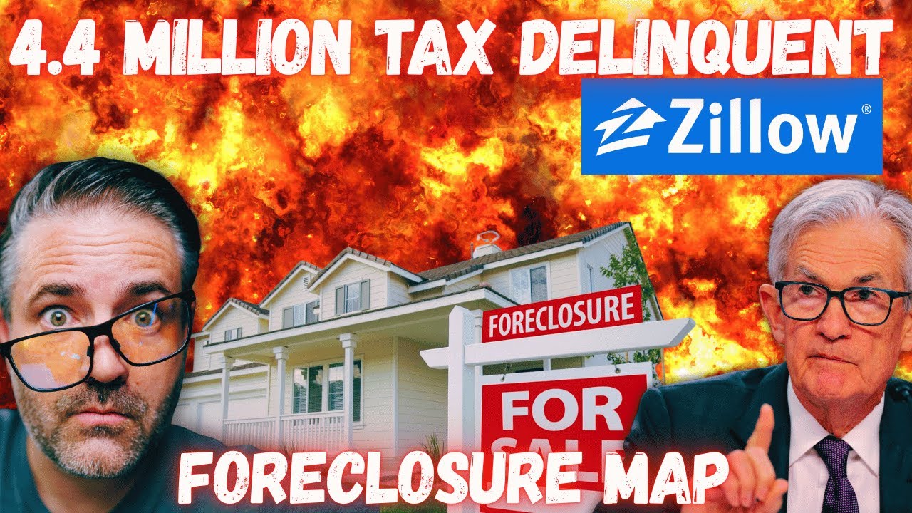 🚨ZILLOW: Home Prices FALL in 96% of Cities | FORECLOSURE MAP