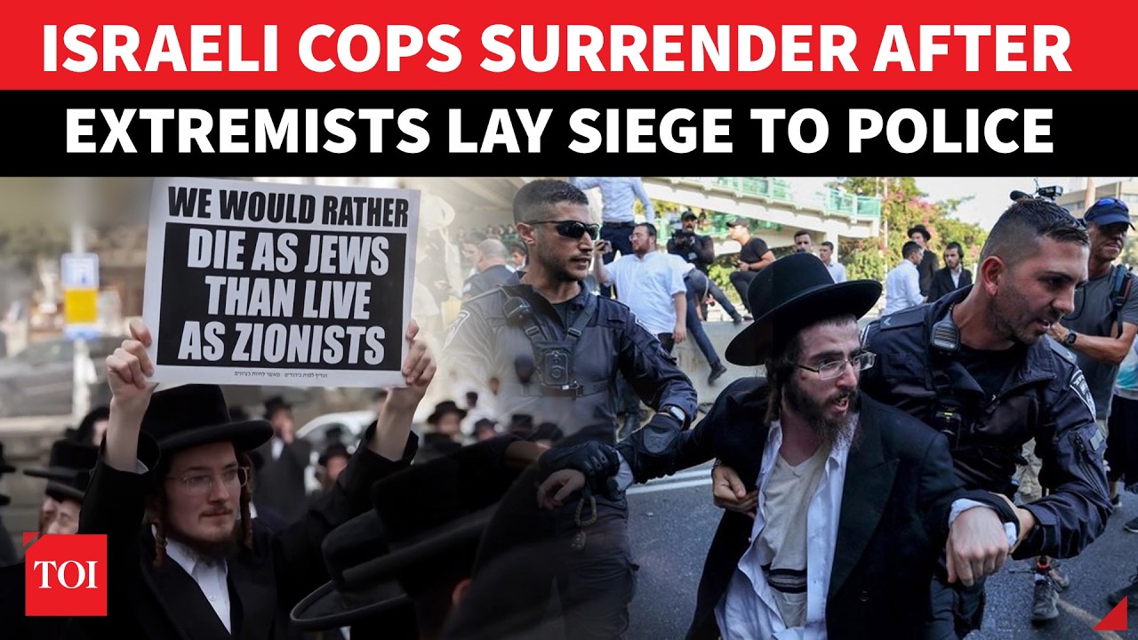 Israeli Rioters Lay Siege To Police Facility; Huge Drama After Rioting By Extremist Jews | WATCH