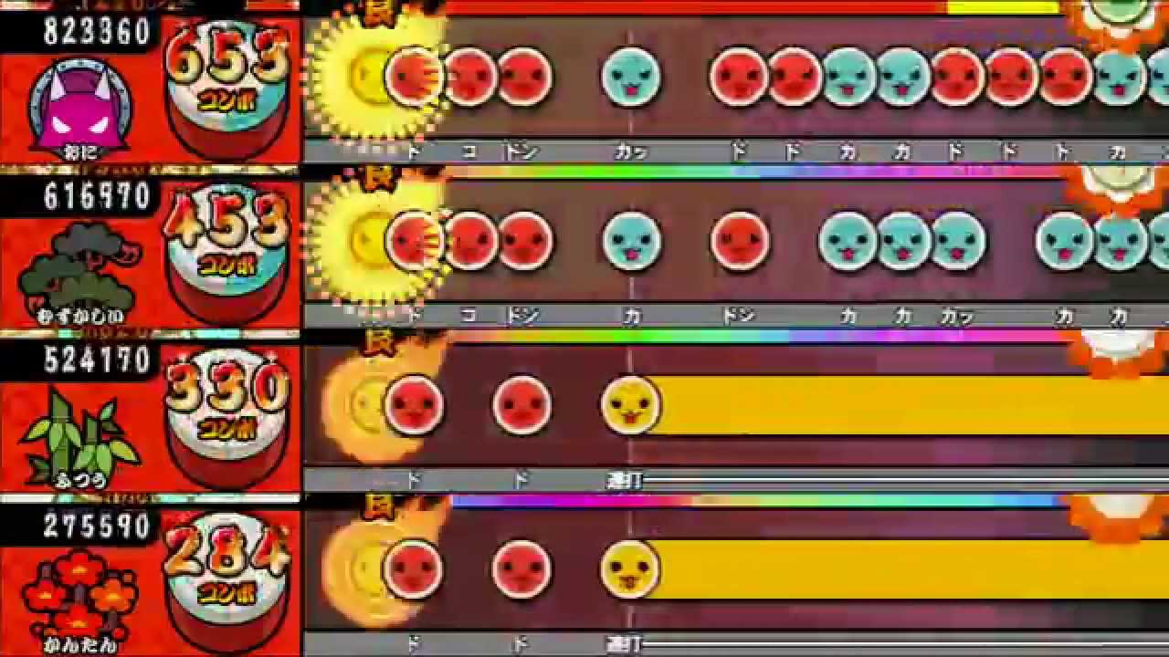 太鼓の達人 モモイロver Hurtling Boys【全難易度同時再生】