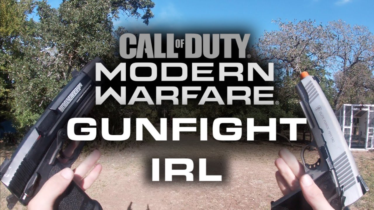 Gunfight IN REAL LIFE | Airsoft Modern Warfare in 4K
