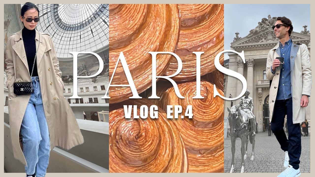 ただいまParis! Vlog 4 | 開店前から大行列⁉︎世界一のパティシエのお店へ| 新現代美術館『ブルス・ドゥ・コメルス』| ヴァンクリーフ本店へ