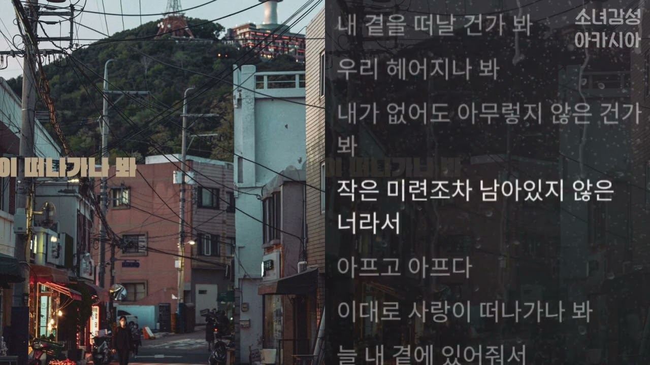 박현중 -  사랑이 떠나가나 봐 (feat. 문종민)