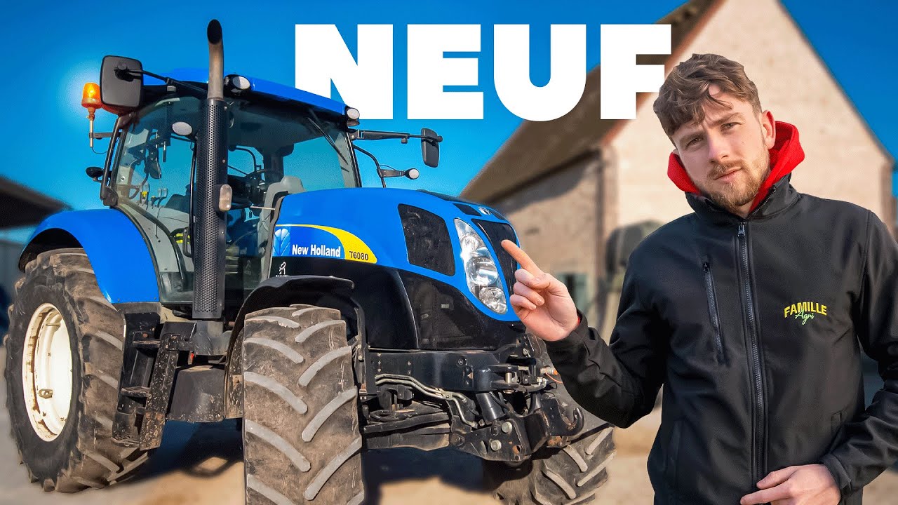 ON RÉNOVE le New Holland T6080 ! (LED, stickers, peinture...)
