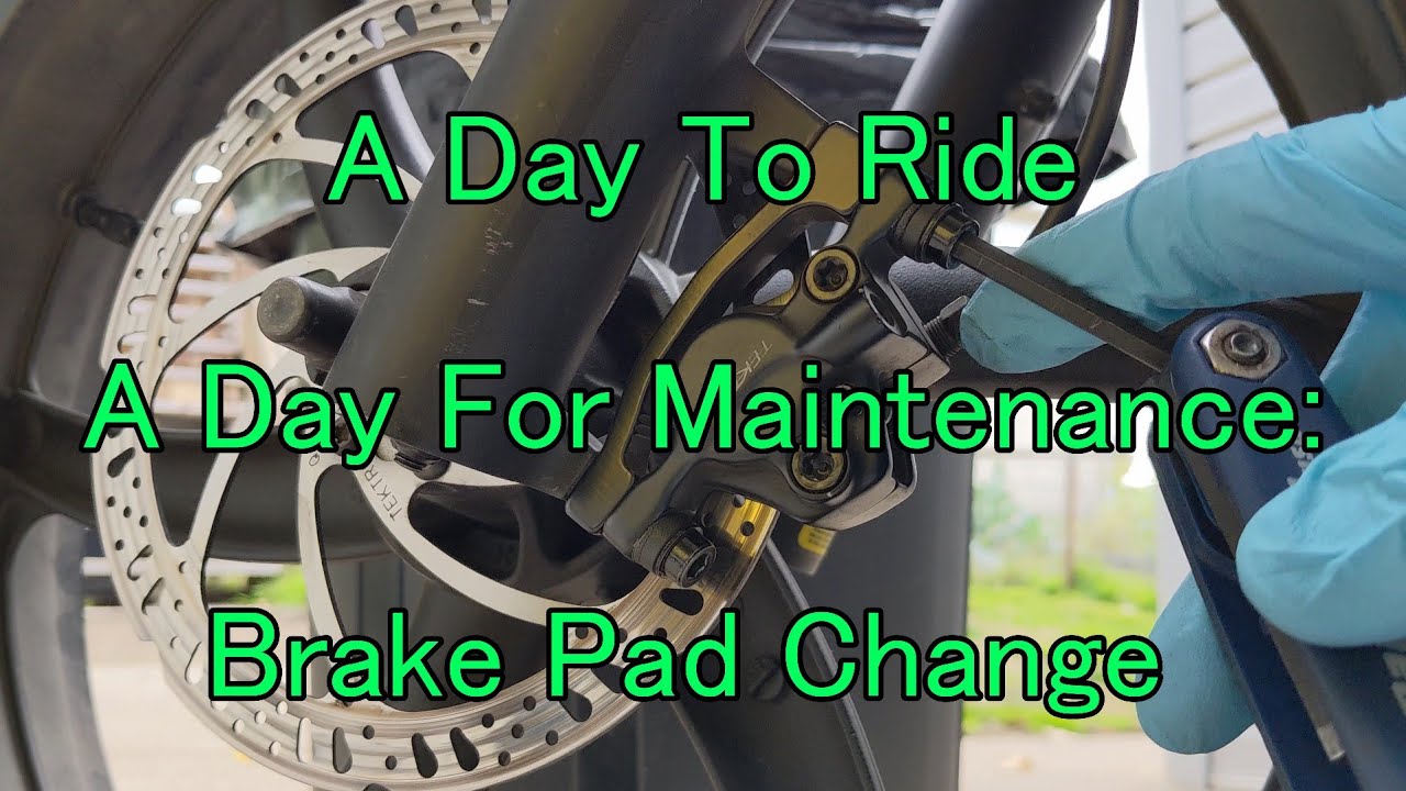 Riding To Maintenance - E-Bike Brake Pad Change (Starts At 16:34) Ep.71