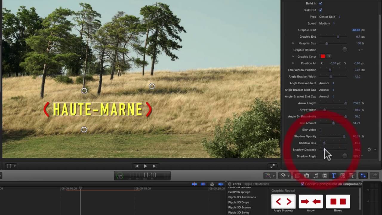 TitleMations, des modèles de titres sympas pour FCPX