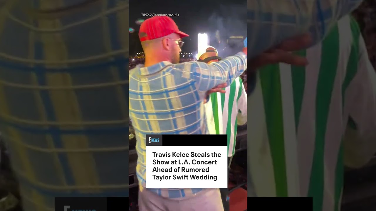Travis Kelce filled a blank space in his calendar with...a concert.🫧 (🎥: TikTok/@jennietoutoulis)