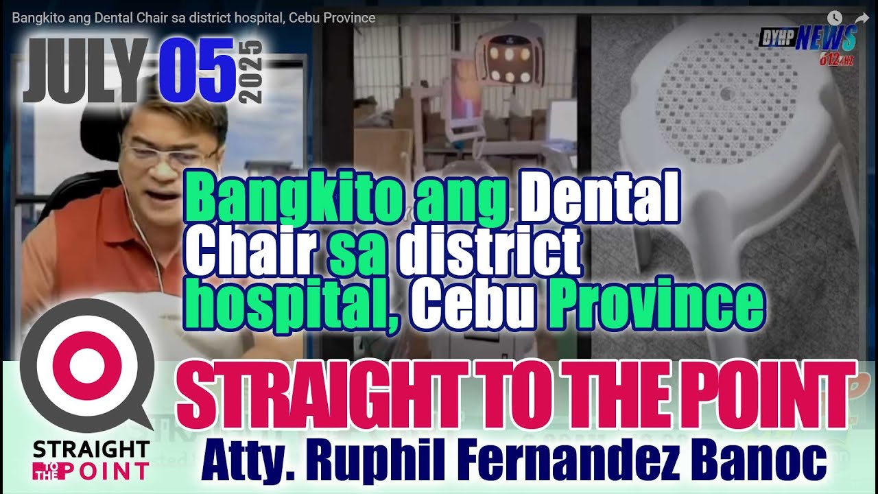 Bangkito ang Dental  Chair sa district hospital, Cebu Province