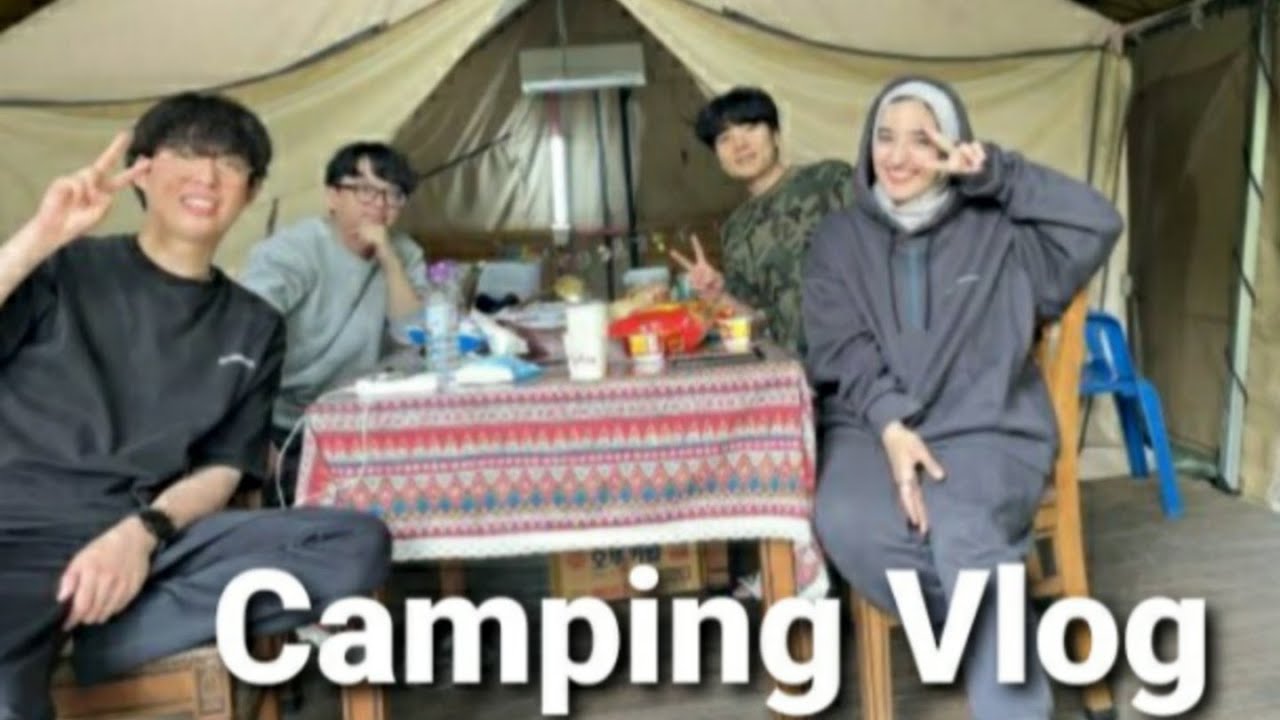 [가족 여행] Camping Vlog with @rafiqtv l التخييم في كوريا