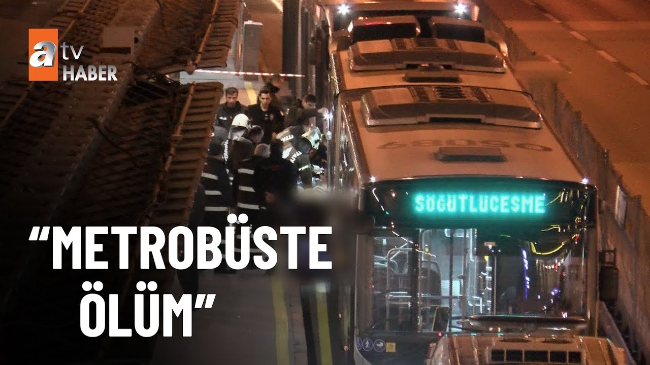 Sefaköy metrobüs durağında feci ölüm! - atv Haber 16 Ocak 2023