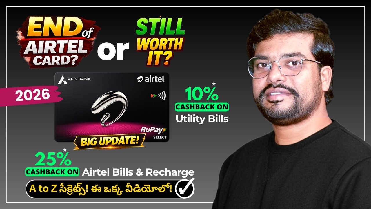 Is Airtel Axis Bank Credit Card Worth It in 2026? Airtel Axis Credit Card Review | Benefits | Telugu