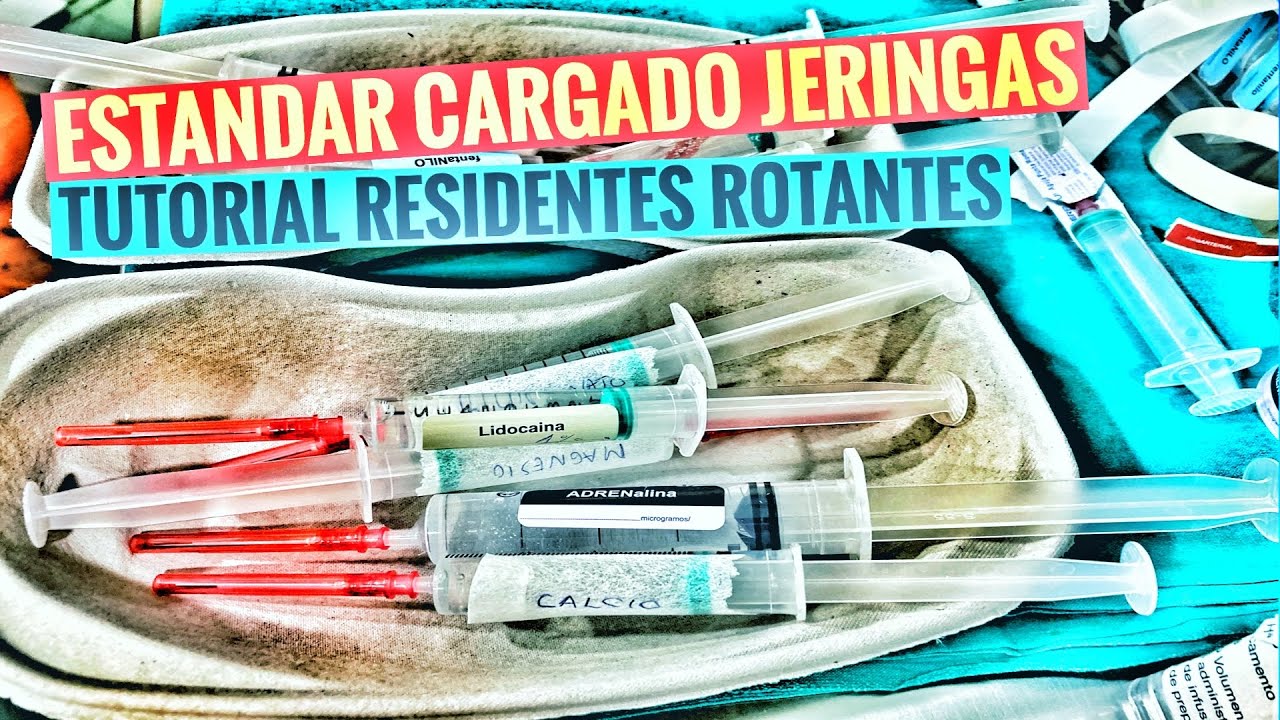TUTORIAL ESTÁNDAR JERINGAS PARA ROTANTES ANESTESIA