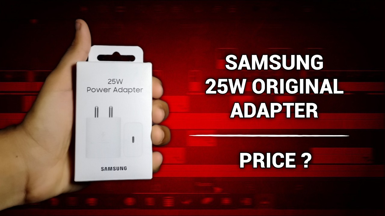 Samsung 25W Power Adapter Unboxing | Samsung 25W Original Charger