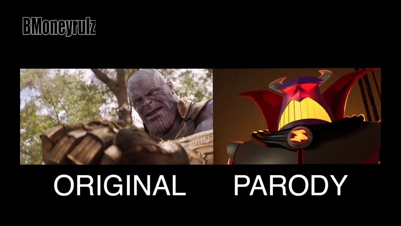 Disney/Pixar's AVENGERS: INFINITY WAR Side-By-Side W/ Trailer 2