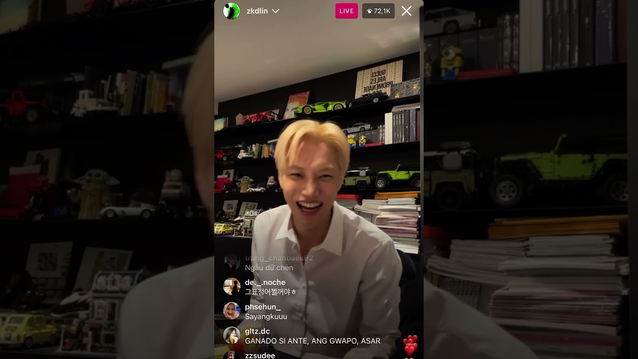 KAI reaction to rover MV! (while dancing cutely)💞 zkdlin live (13/03/2023) @weareoneEXO