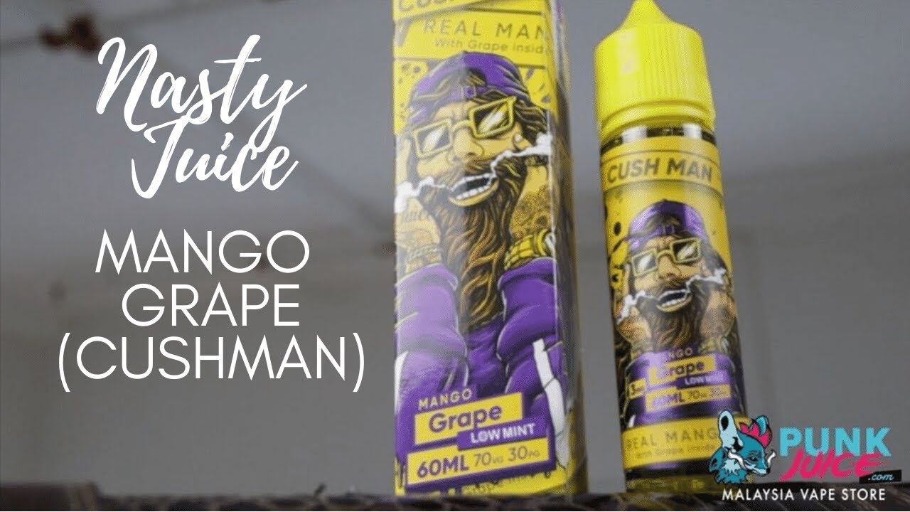 Nasty Juice Mango Grape (Cushman) [ Sweet Malaysian Mango twisted w grape??] Can u imagine this?