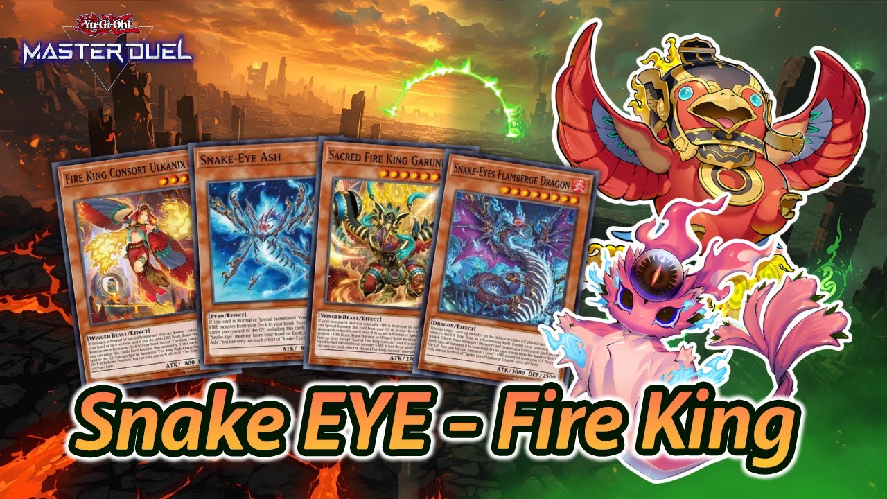 Snake-Eye Fire King Deck Master Duel 2025 | Explosive Combo & Phoenix Revive Strategy