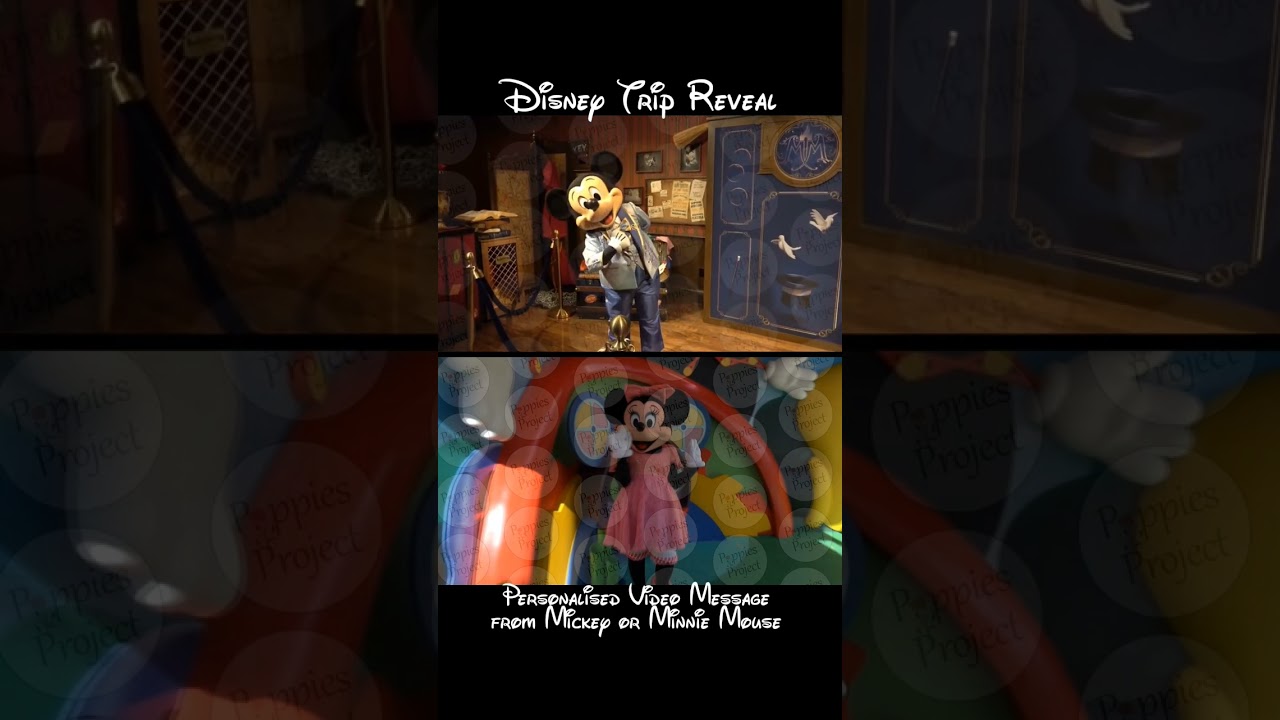 Personalised Video Message from Mickey or Minnie Mouse #disneyland #disneyworld