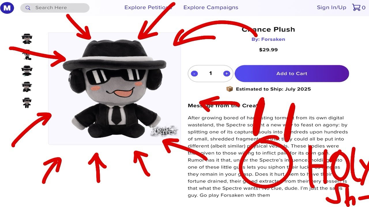 Cut Chance Plushie Ad - ANIMATED! (Ending slightly rushed :( )
