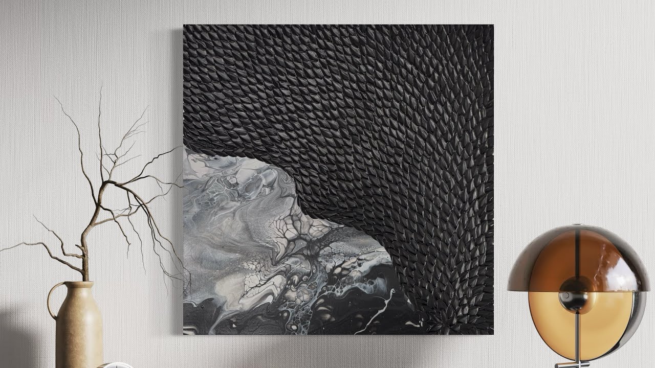 2 Artists 1 Painting! Collab with @WinterStromArt | She Starts With Bloom & I End With Texture