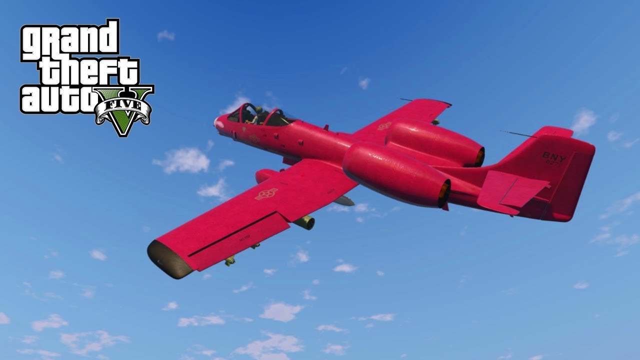 GTA V Freeroam - B-11 STRIKEFORCE VLIEGTUIG IS SUPER STERK!