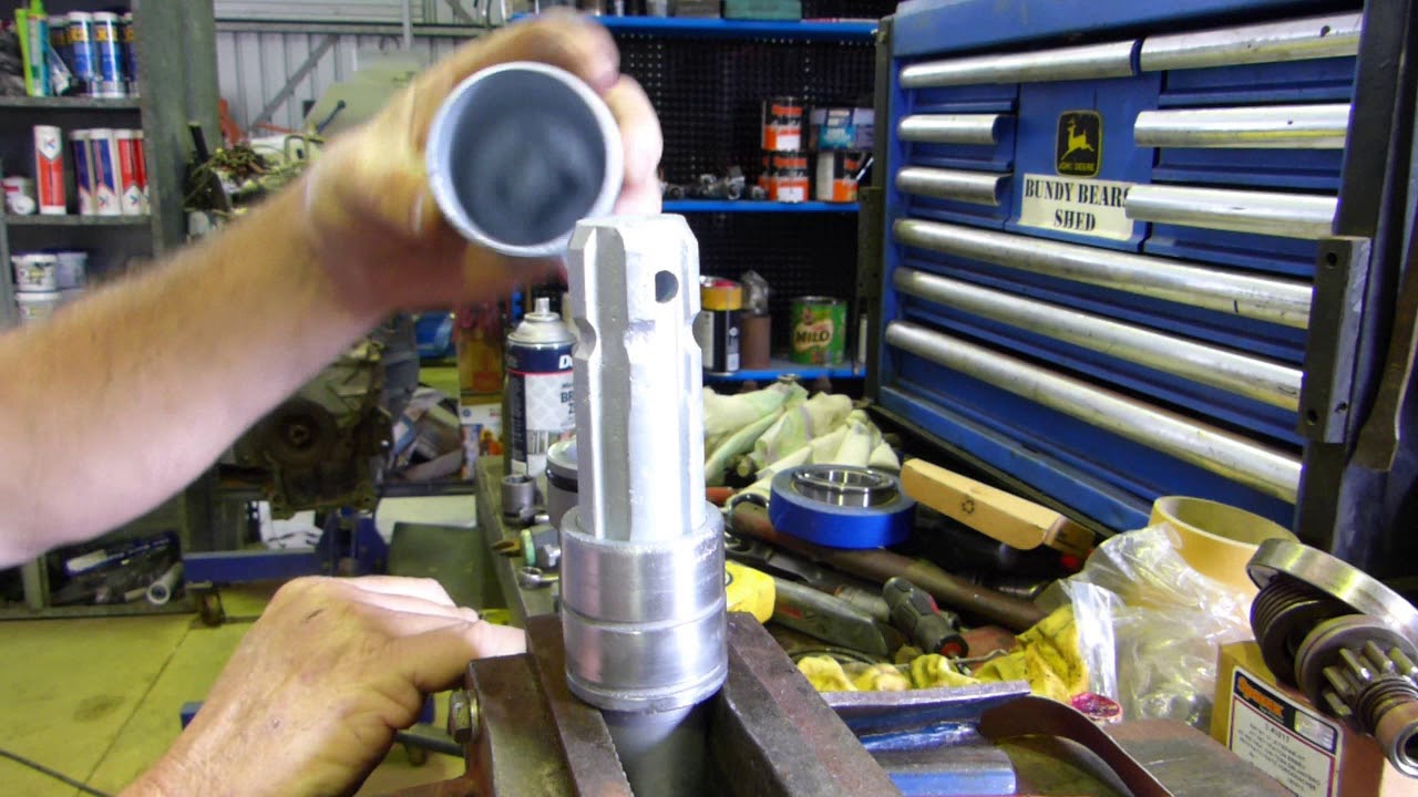 Ferguson FE35 Grey and Gold Restoration Part 16 The Rear PTO Bearing and Seal.