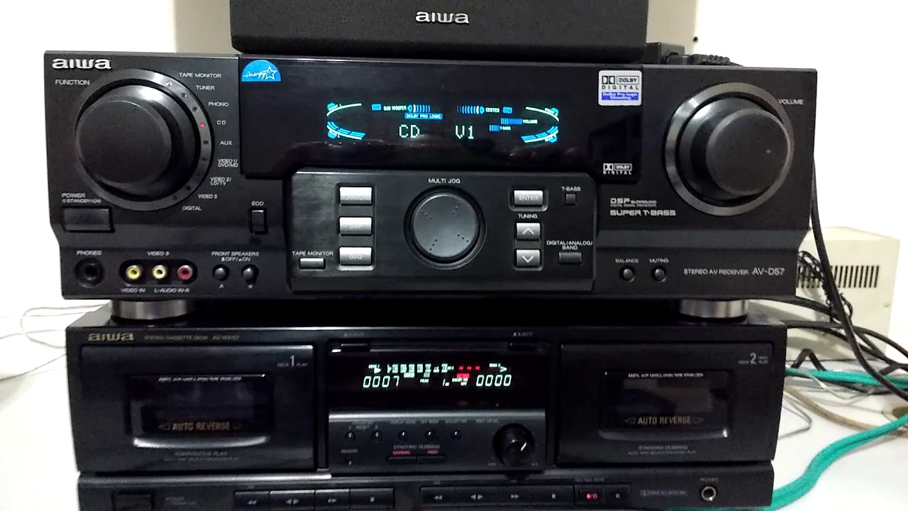 Receiver Dolby digital AIWA -AD57