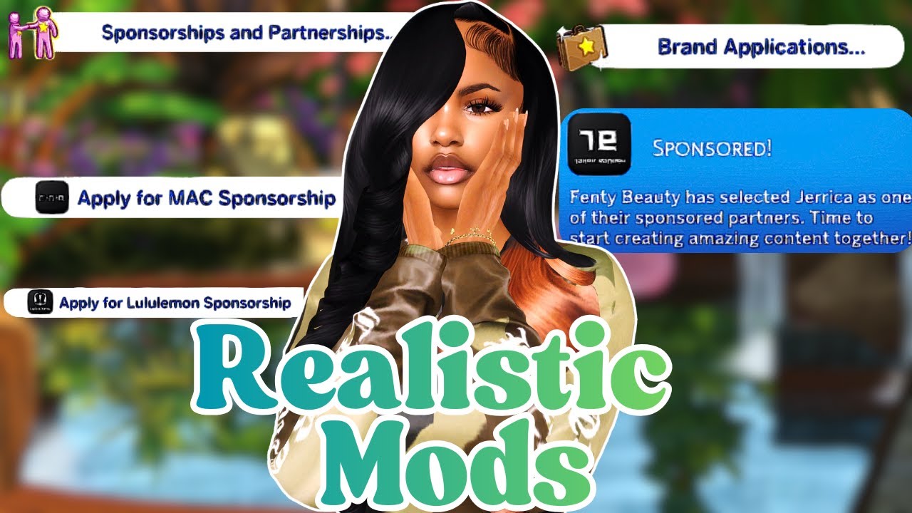 This Mod Adds REAL Brand Partnerships & Sponsorship Deals to The Sims 4 💸📸