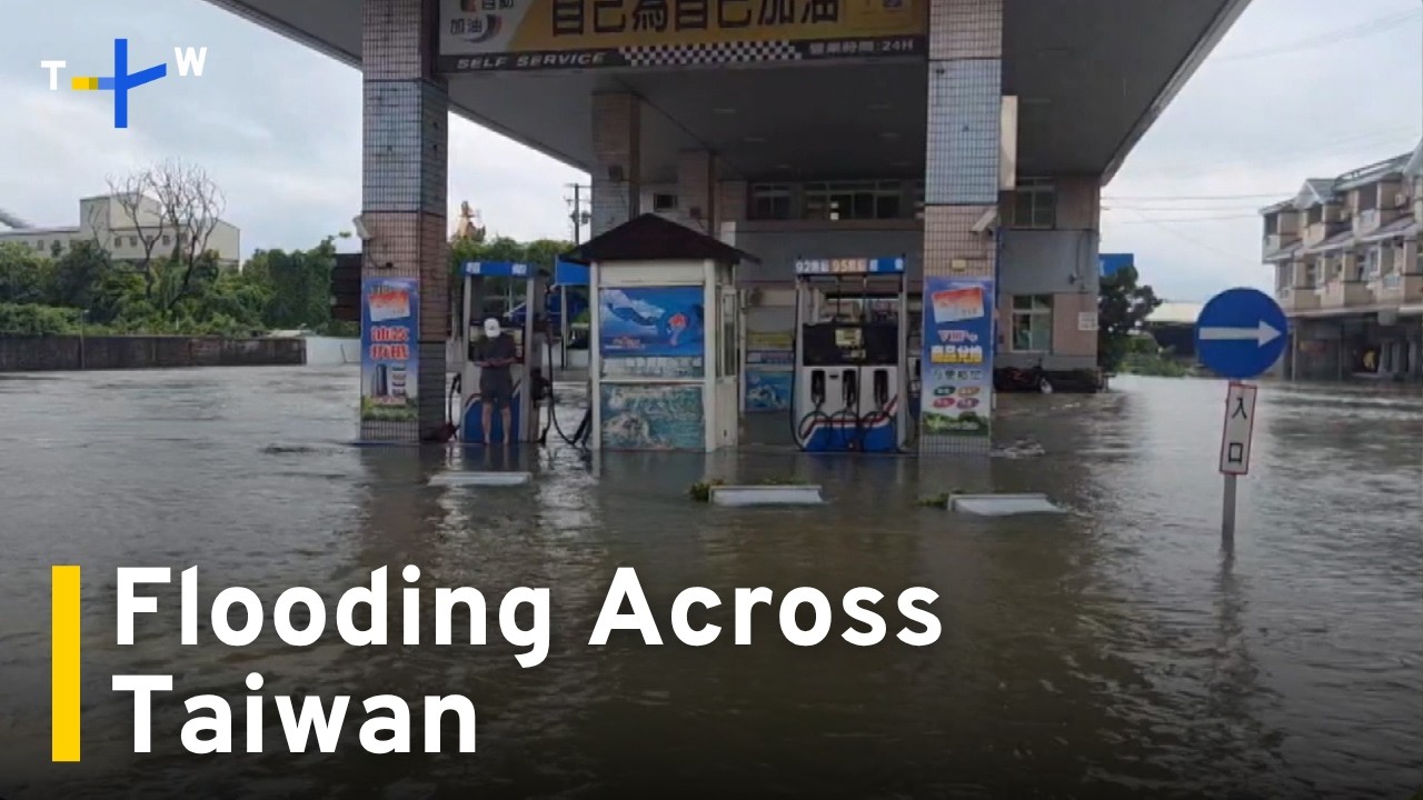 Tropical Storm Brings Flooding to Taiwan｜TaiwanPlus News