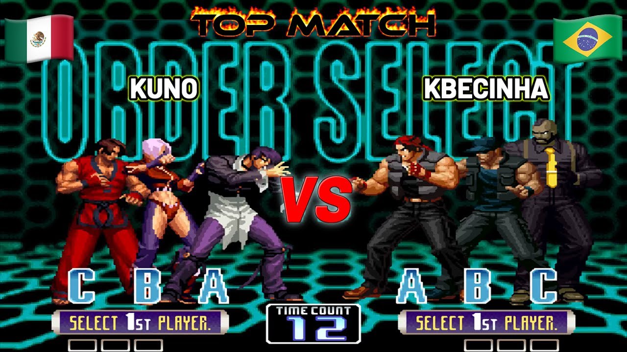 KUNO vs KBECINHA Batalla &Eacute;pica  KOF 2002 Classic Match #1