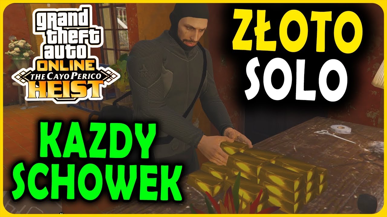 [NIE DZIAŁA] JAK ZROBIĆ GLITCH NA ZŁOTO SOLO NA CAYO??? *każdy schowek* | GTA ONLINE