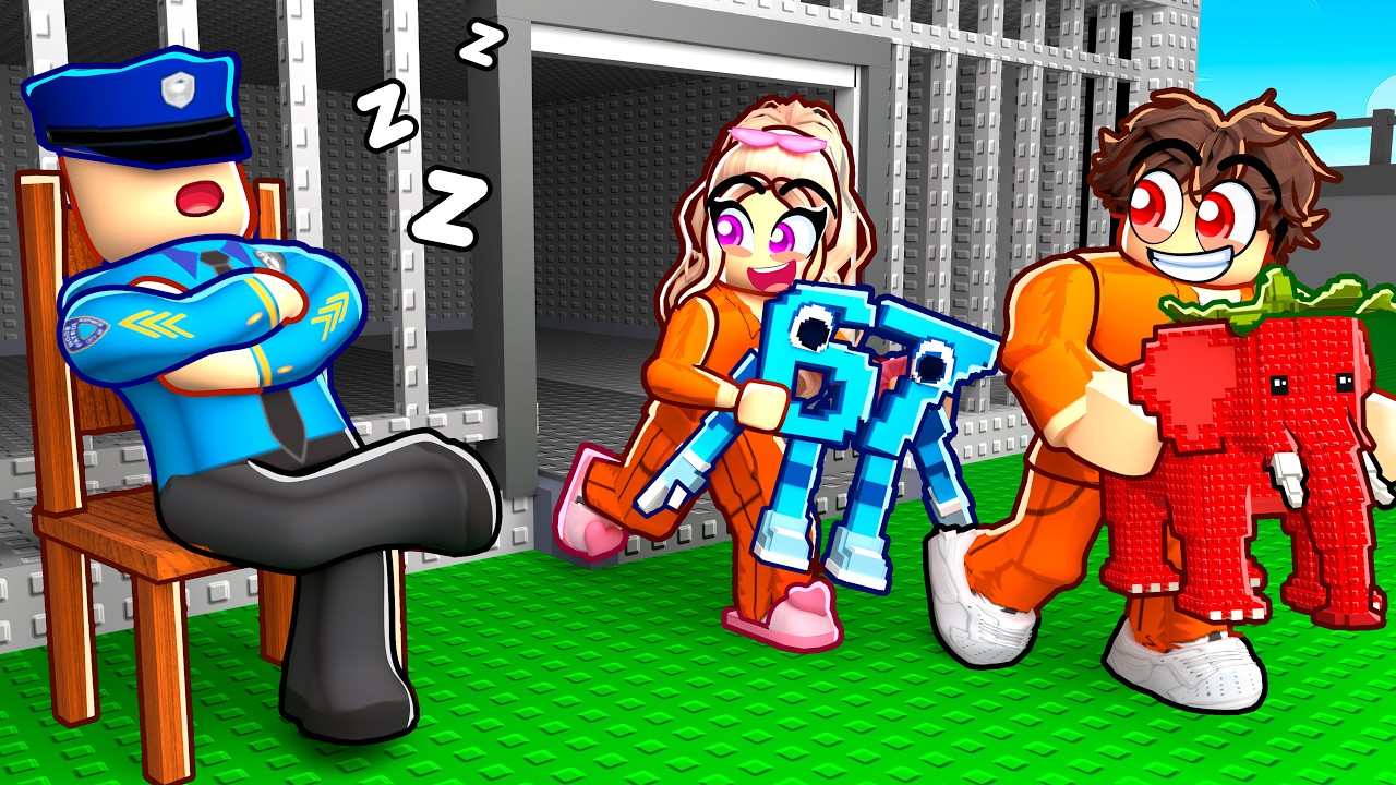 ROBLOX: ПОБЕГ ИЗ ТЮРЬМЫ ДЛЯ РАЗВРАТИТЕЛЕЙ МОЗГОВ...